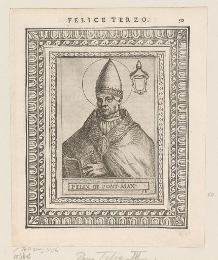 Portrait of Pope Felix III