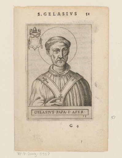 Portrait of Pope Gelasius I