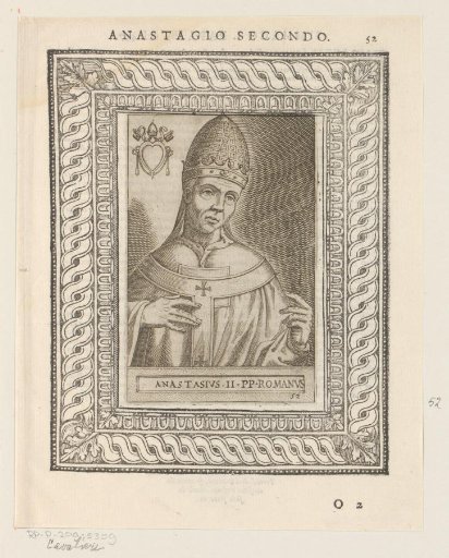 Portrait of Pope Anastasius II