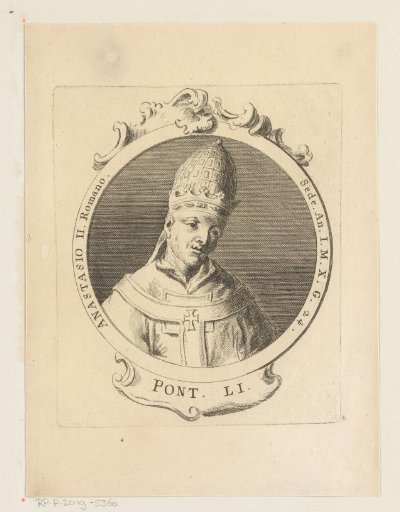 Portrait of Pope Anastasius II