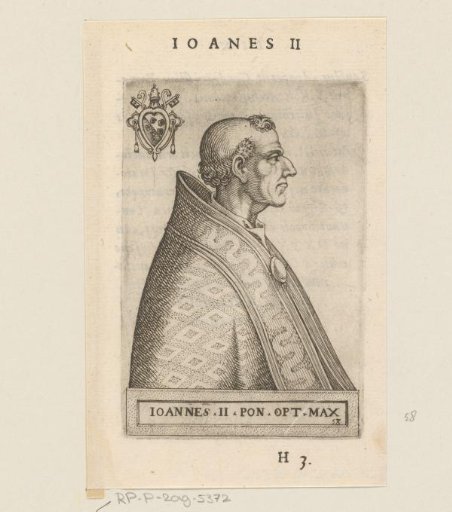 Portrait of Pope John II