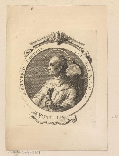 Portrait of Pope Silverius