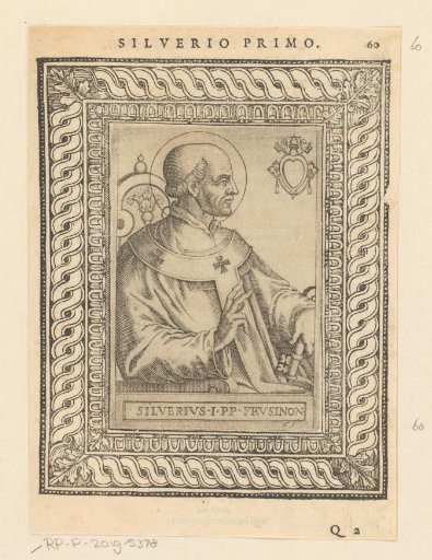 Portrait of Pope Silverius