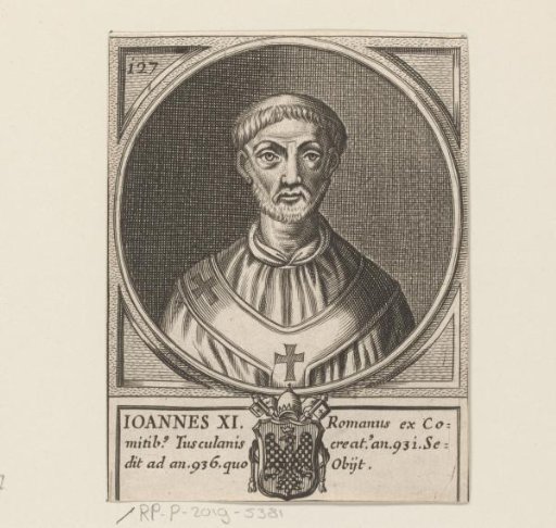 Portrait of Pope John XI