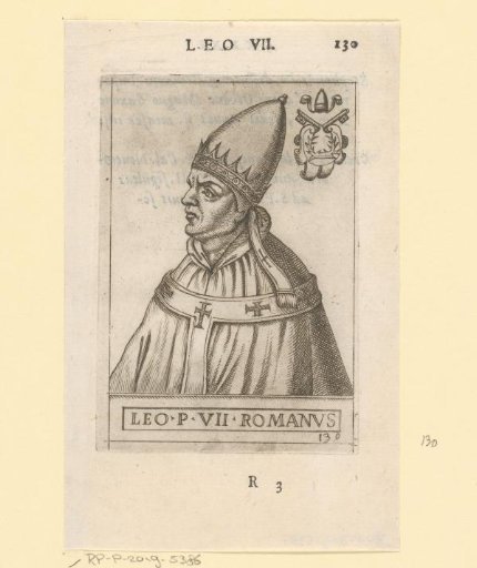 Portrait of Pope Leo VII