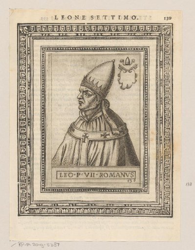 Portrait of Pope Leo VII