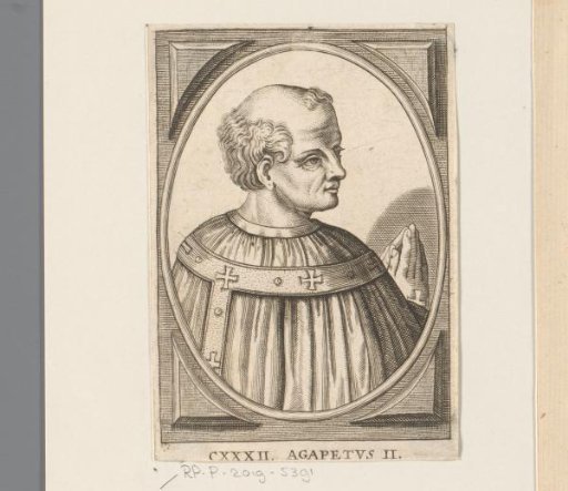 Portrait of Pope Agapitus II