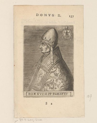 Portrait of Pope Donus