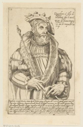 Portrait of Dagobert III, King of the Franks