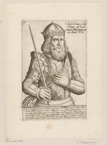 Portrait of Charles the Bald, Emperor of the Holy Roman Empire