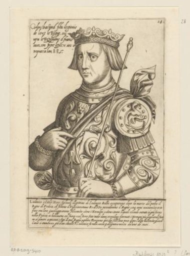Portrait of Carloman II, King of West Francia