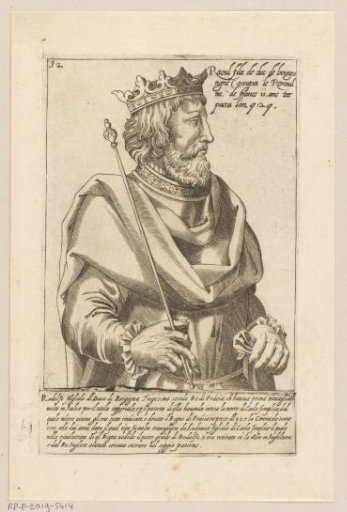 Portrait of Rudolf of France, King of West Francia