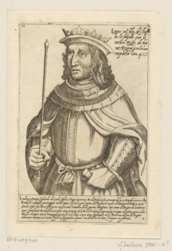 Portrait of Louis IV, King of West Francia