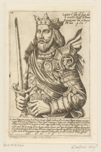 Portrait of Lothair, King of West Francia