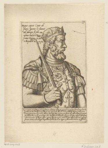 Portrait of Hugh Capet, King of France