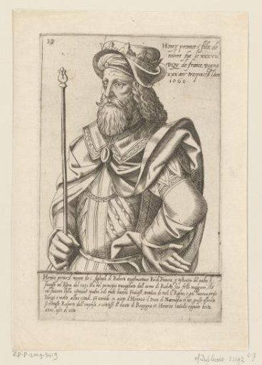Portrait of Henry I, King of France
