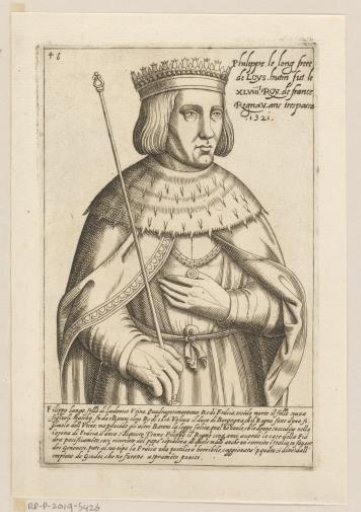 Portrait of Philip V, King of France