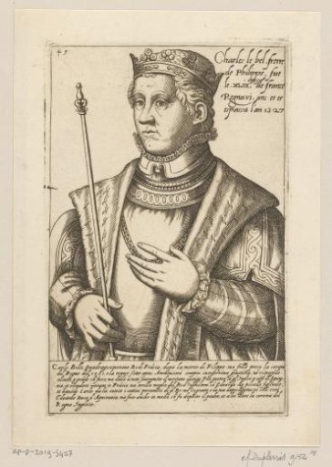 Portrait of Charles IV, King of France and Navarre