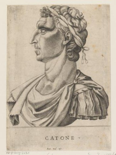 Portrait of Marcus Porcius Cato Censorius Maior