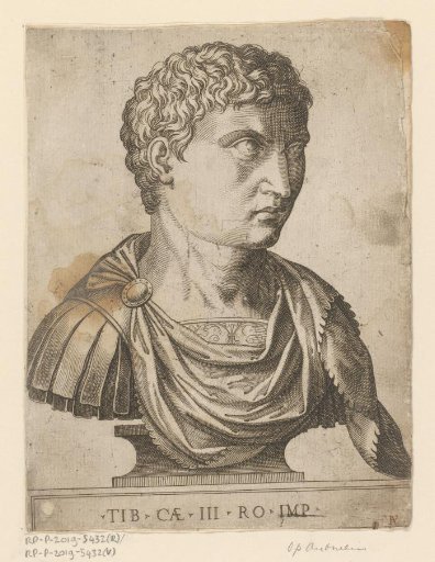 Portrait bust of Tiberius, Emperor of the Roman Empire