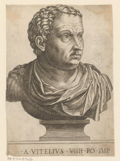 Portrait bust of Vitellius, Emperor of the Roman Empire