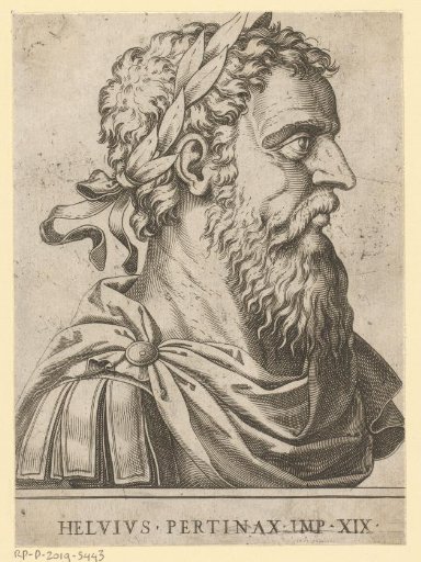 Portrait of Pertinax, Emperor of the Roman Empire