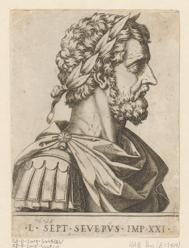 Portrait of Septimus Severus, Emperor of the Roman Empire