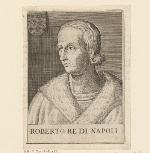 Portrait of Robert, King of Naples