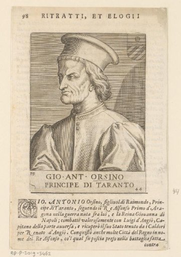 Portrait of Giovanni Antonio Orsini del Balzo, Prince of Taranto