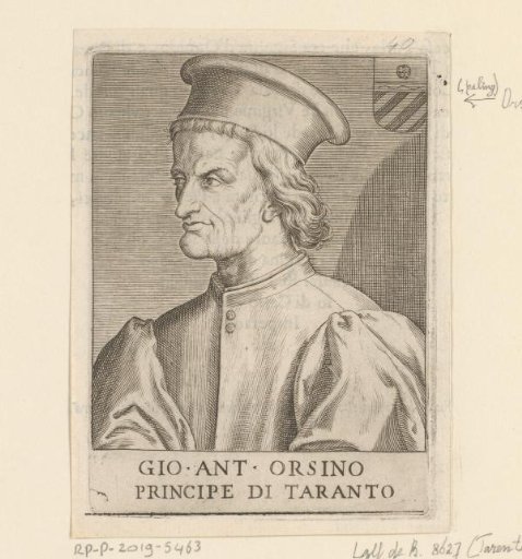 Portrait of Giovanni Antonio Orsini del Balzo, Prince of Taranto