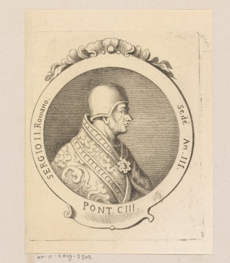 Portrait of Pope Sergius II