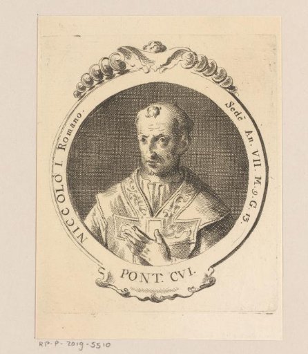 Portrait of Pope Nicholas I