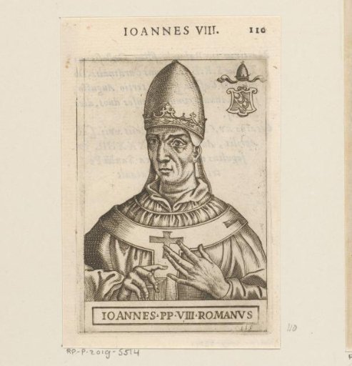 Portrait of Pope John VIII