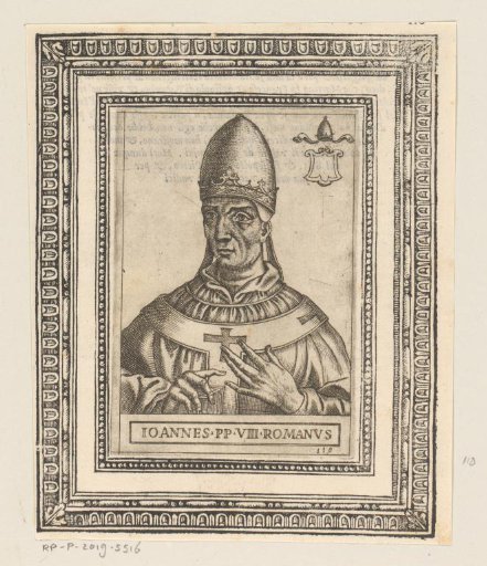 Portrait of Pope John VIII