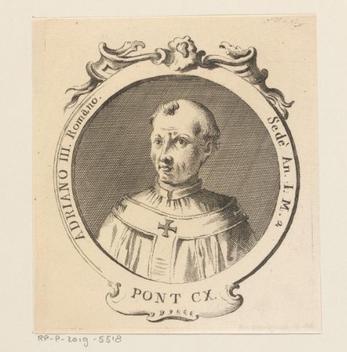 Portrait of Pope Adrian III