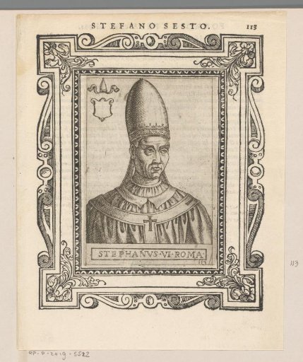 Portrait of Pope Stephen V (VI)