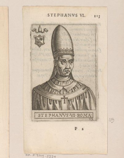 Portrait of Pope Stephen V (VI)