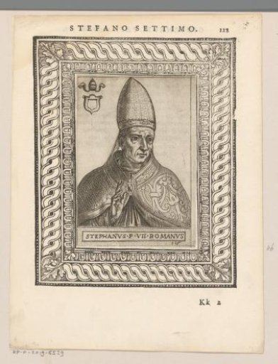 Portrait of Pope Stephen VI (VII)