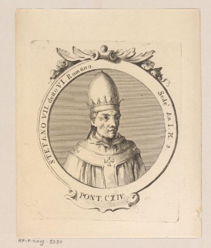 Portrait of Pope Stephen VI (VII)