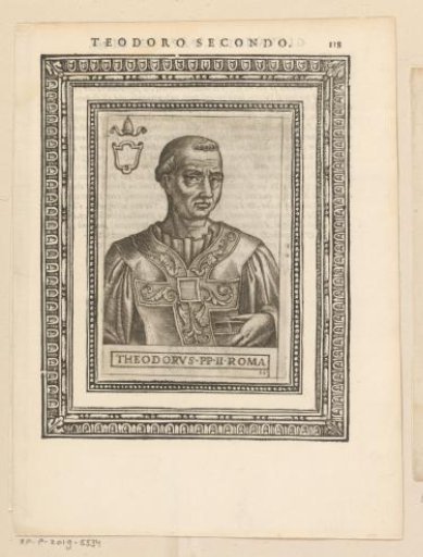 Portrait of Pope Theodore II