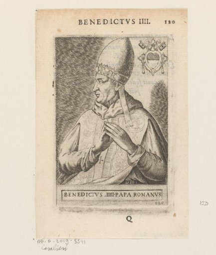Portrait of Pope Benedict IV