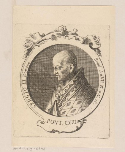 Portrait of Pope Sergius III