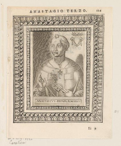 Portrait of Pope Anastasius III
