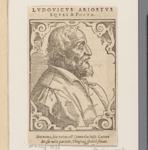Portrait of Ludovico Ariosto