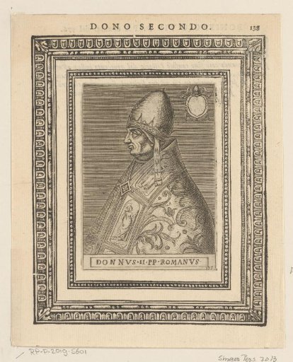 Portrait of Pope Donus