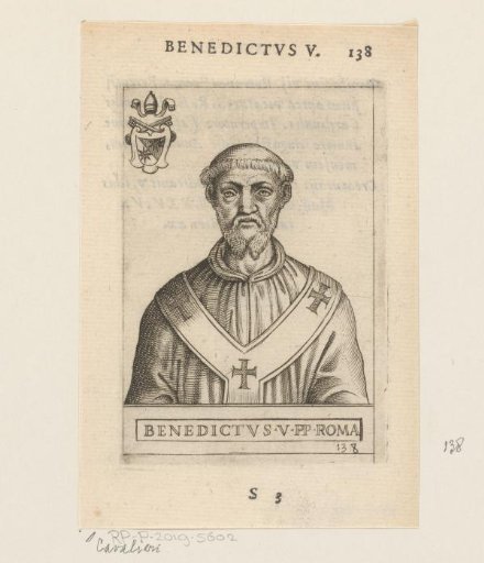 Portrait of Pope Benedict V