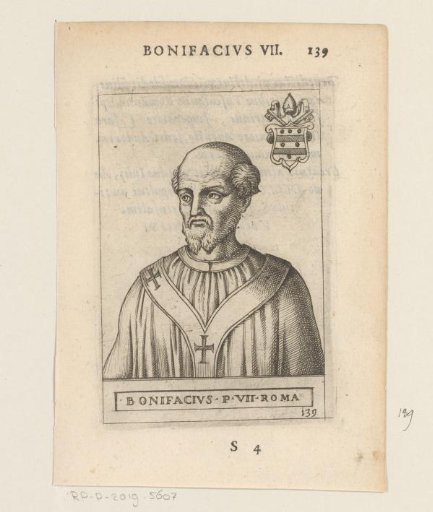 Portrait of Antipope Boniface VII