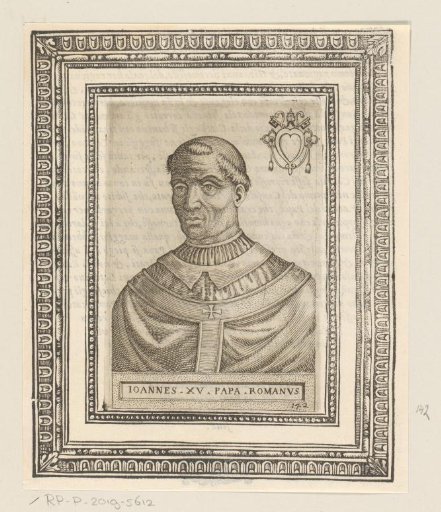 Portrait of Pope John XV