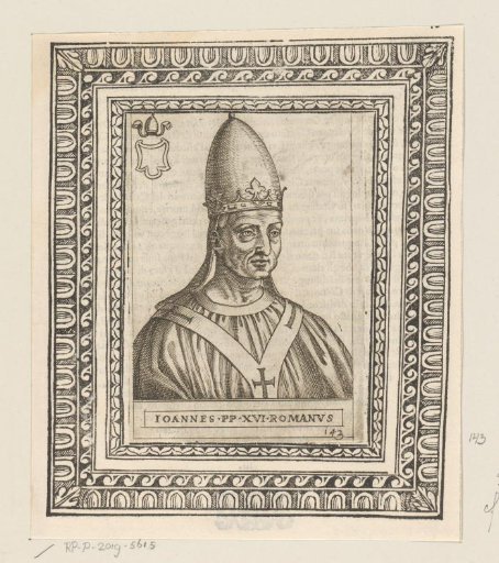 Portrait of Antipope John XVI