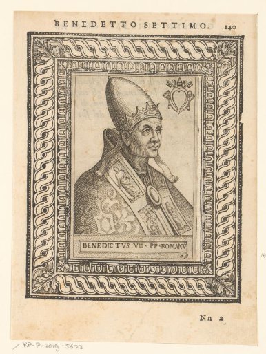 Portrait of Pope Benedict VII